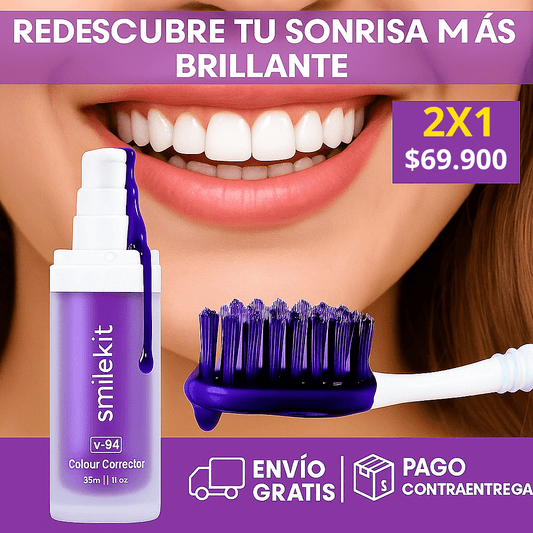 2X1 SmileKit Espuma Super Blanqueadora