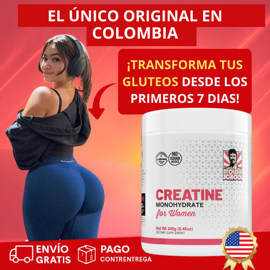 Creatina Monohidrata Crece Glúteos - 240Gr